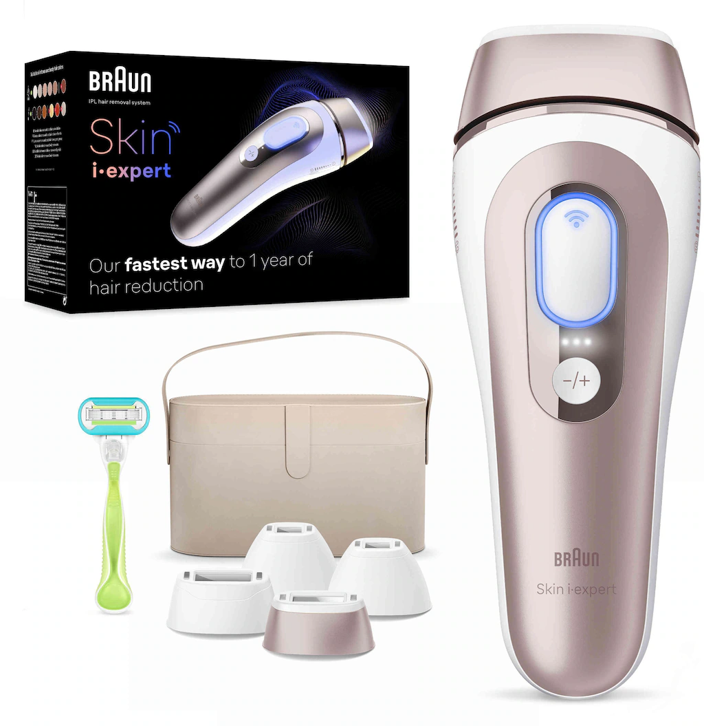 Braun IPL-Haarentferner »Smart Skin i·expert PL7387«, 4 Aufsätze für Gesich günstig online kaufen