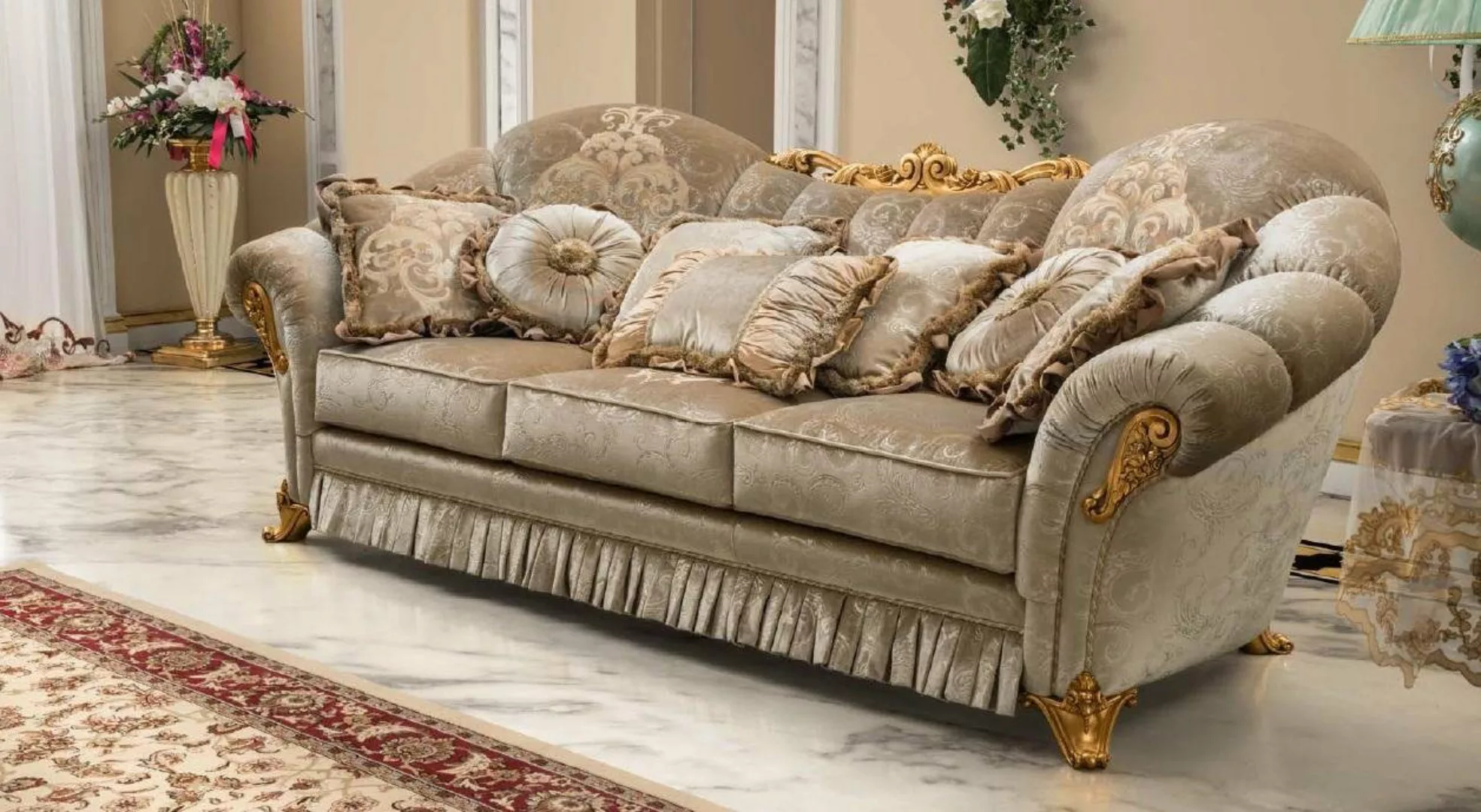 JVmoebel Sofa Sofa Design Dreisitzer Couch Polster 3er Sofas Zimmer Möbel, günstig online kaufen