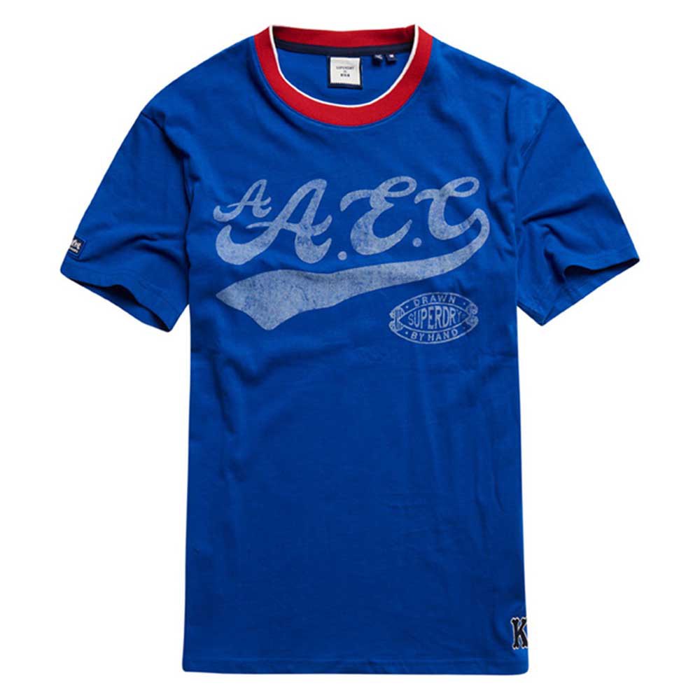 Superdry Collegiate Kurzarm T-shirt L Mazarine Blue günstig online kaufen