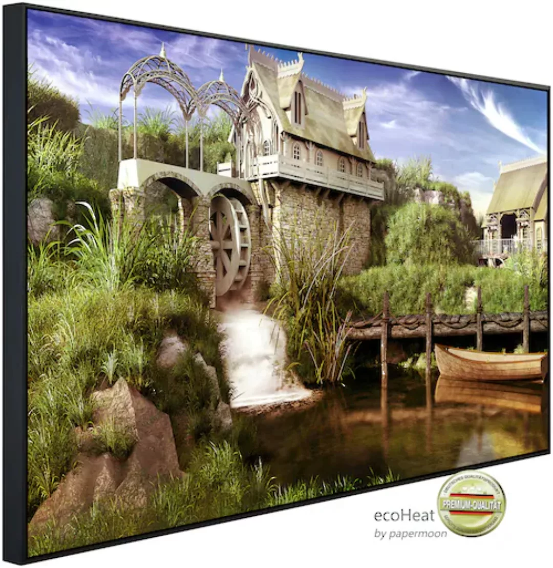 Papermoon Infrarotheizung »Märchenhafte Wassermühle« günstig online kaufen