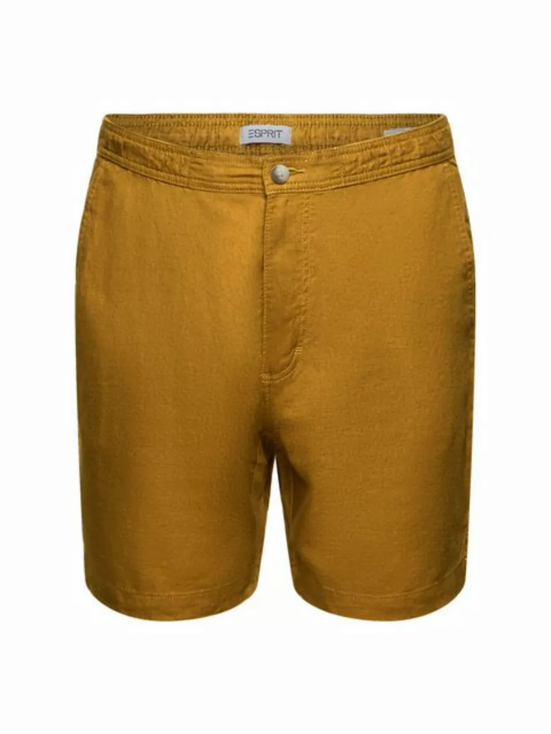 Esprit Shorts Bermudashorts aus Baumwolle-Leinen-Mix (1-tlg) günstig online kaufen