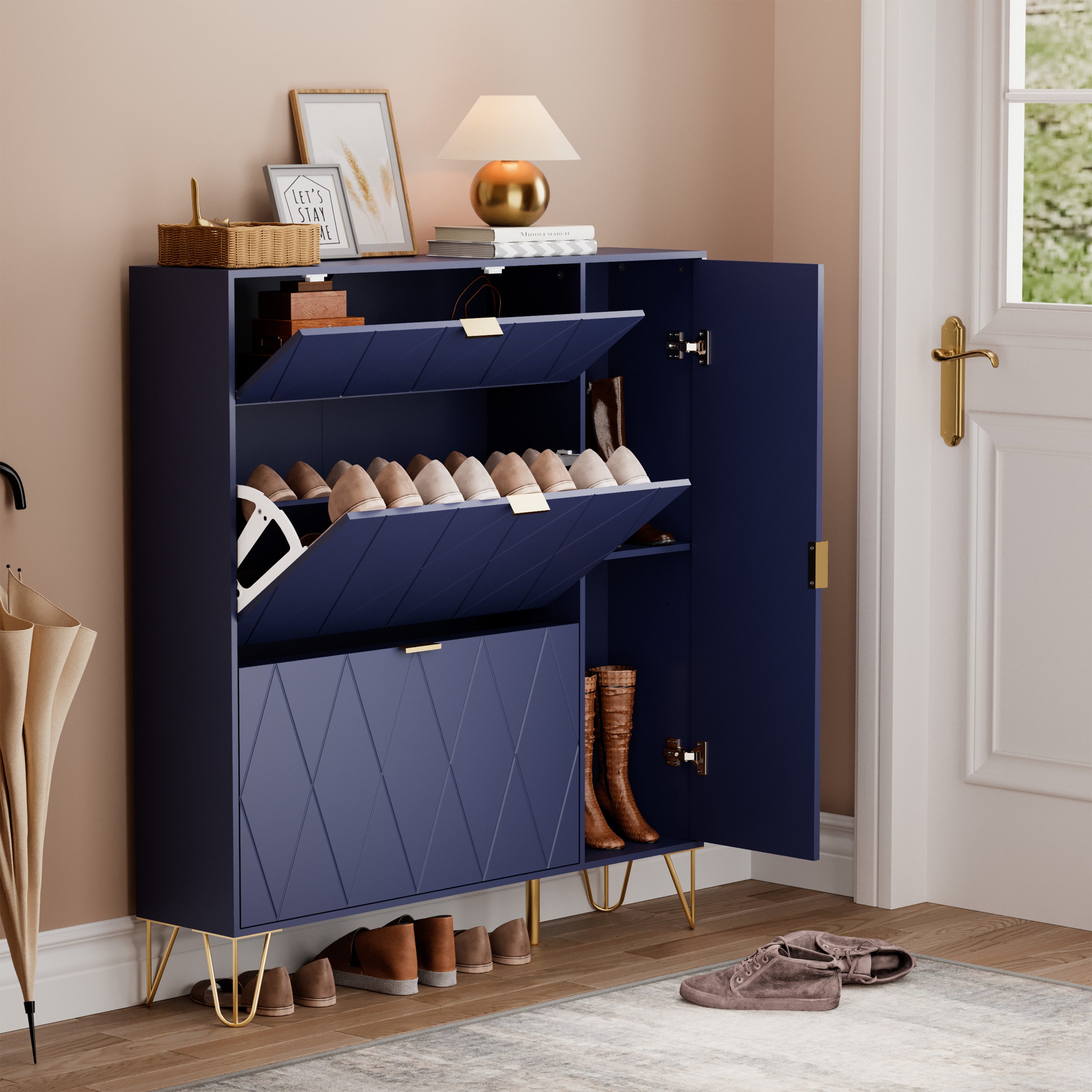 UEV Schuhschrank mit 2 Klappen und günstig online kaufen