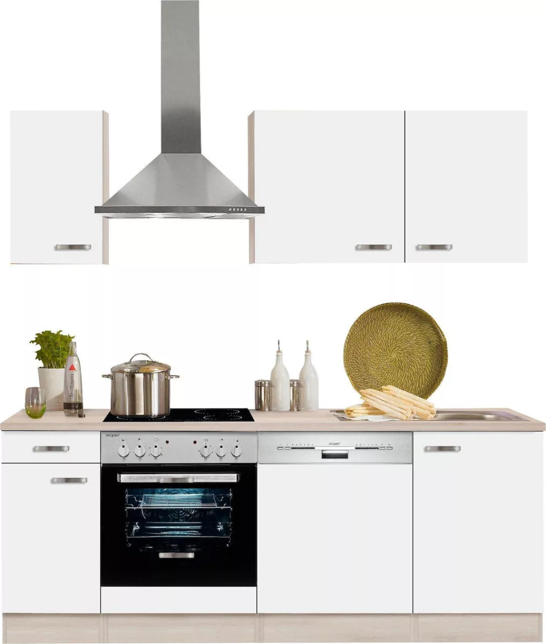 OPTIFIT Küchenzeile "Faro", ohne E-Geräte, Breite 210 cm günstig online kaufen