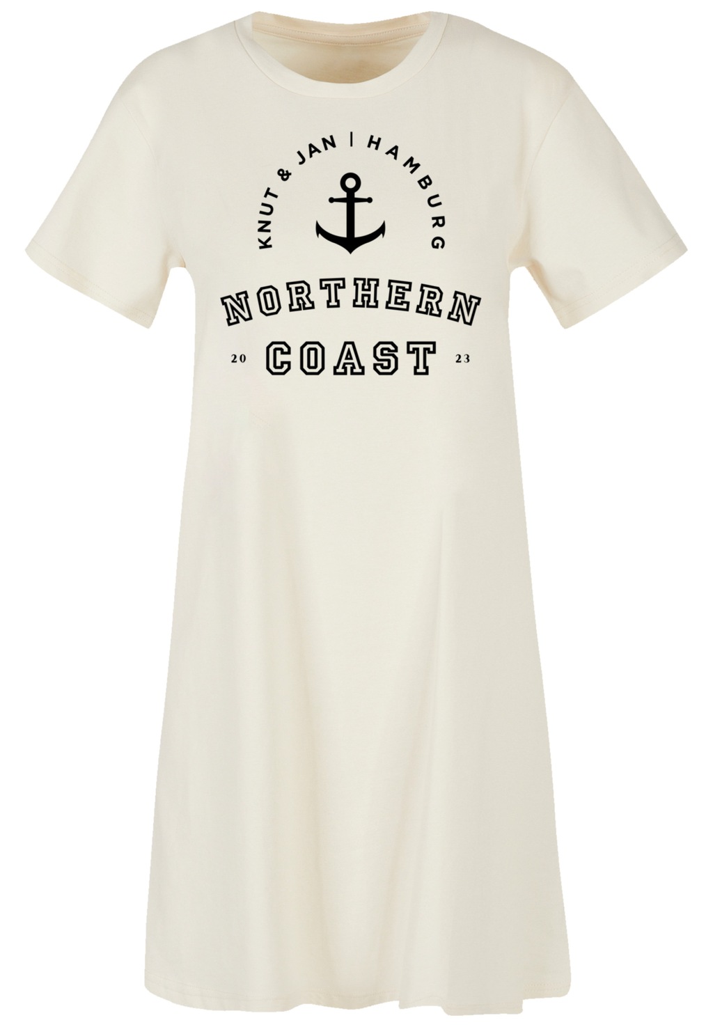 F4NT4STIC Shirtkleid "Northern Coast Nordsee Knut & Jan Hamburg", Print günstig online kaufen