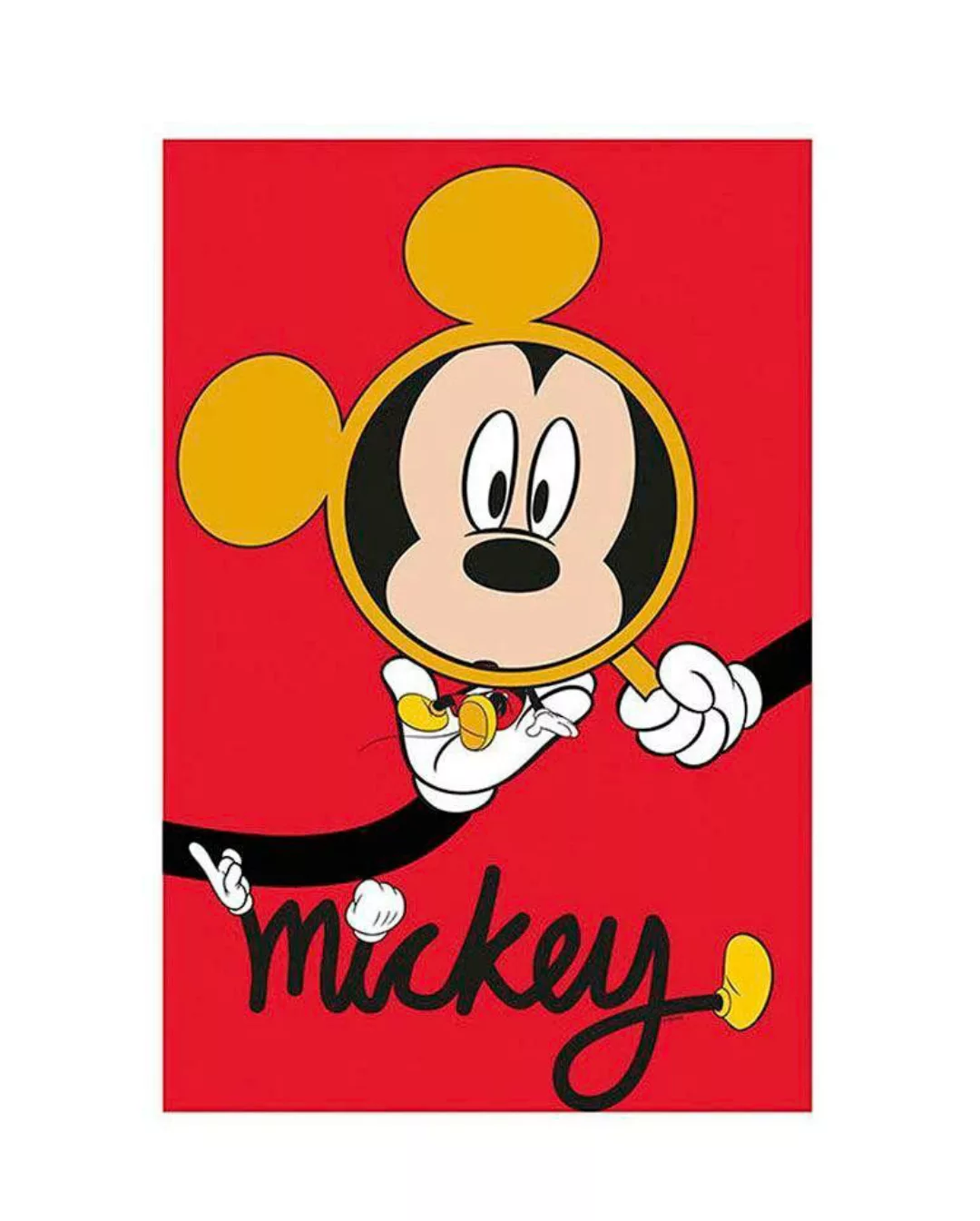 Komar Poster "Mickey Mouse Magnifying Glass", Disney, (1 St.), Kinderzimmer günstig online kaufen