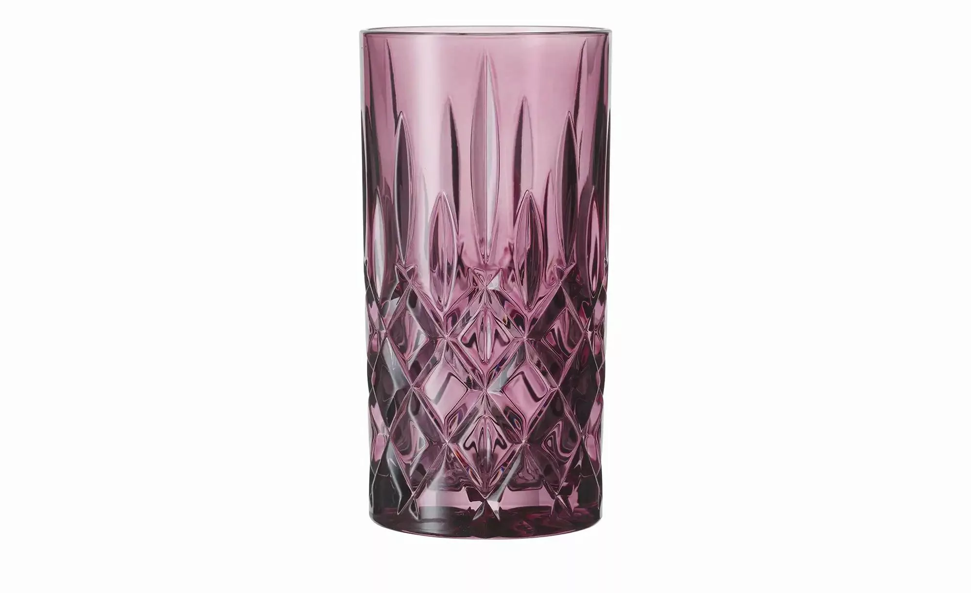 Nachtmann Longdrinkgläser  2er Set Noblesse ¦ rosa/pink ¦ Glas  ¦ Maße (cm) günstig online kaufen