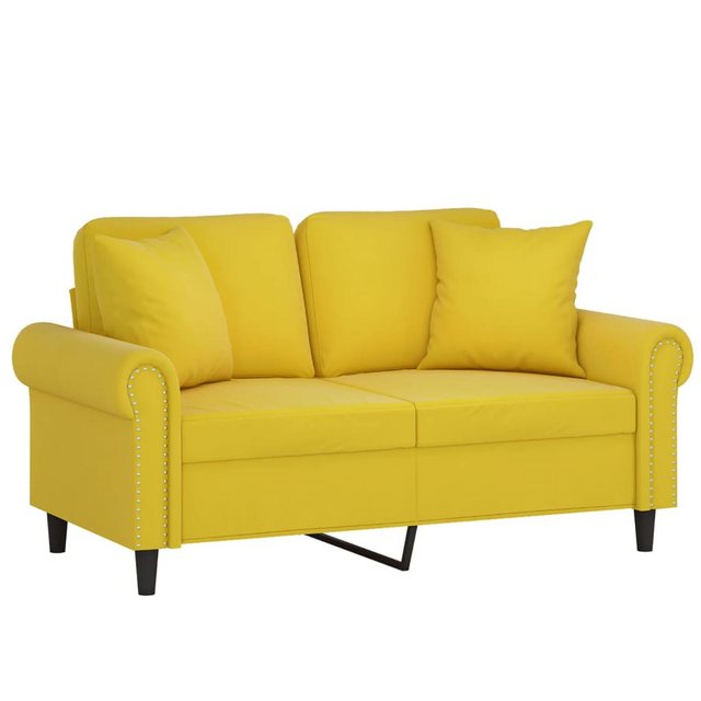 vidaXL Sofa Sofa mit Zierkissen Samt, 120 cm, 2-Sitzer günstig online kaufen