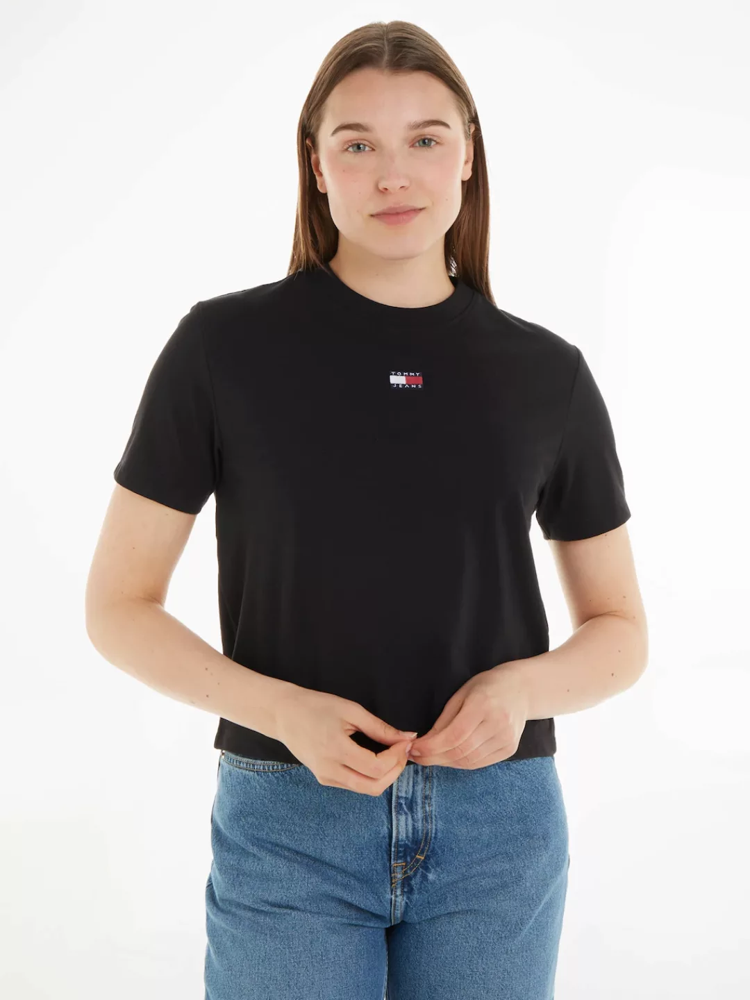 Tommy Jeans T-Shirt "TJW BXY BADGE TEE EXT" günstig online kaufen