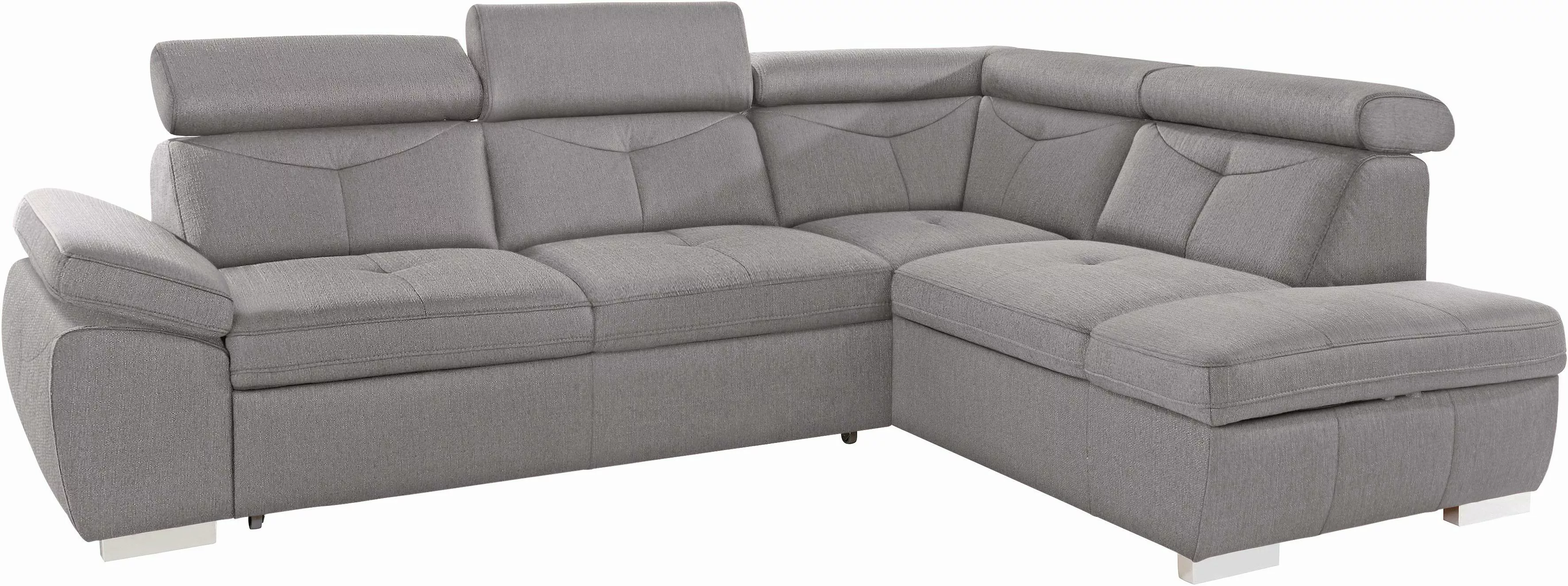 exxpo - sofa fashion Ecksofa "Spring, L-Form", wahlweise mit Bettfunktion u günstig online kaufen