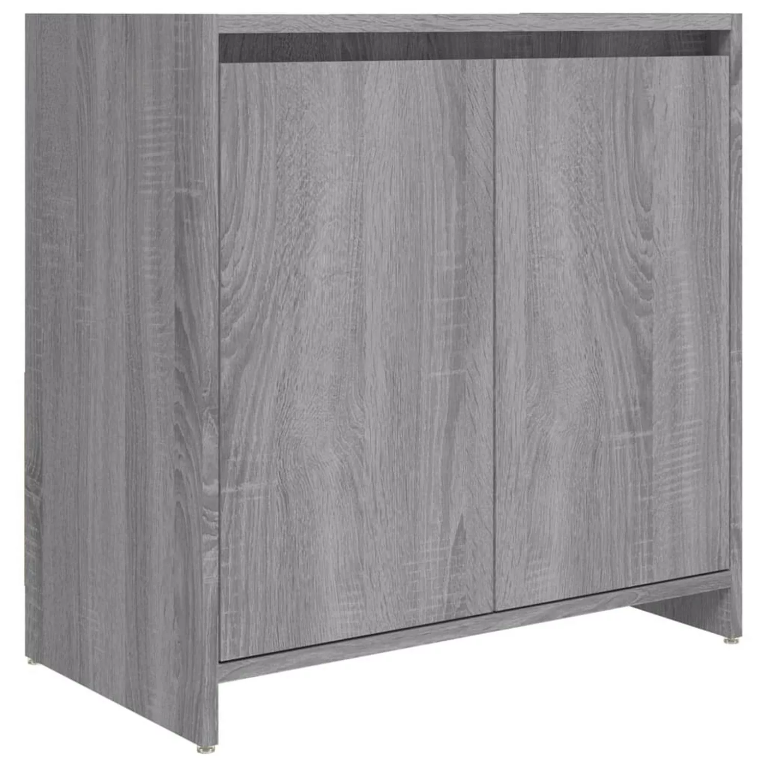 Vidaxl Badschrank Grau Sonoma 60x33x61 Cm Holzwerkstoff günstig online kaufen