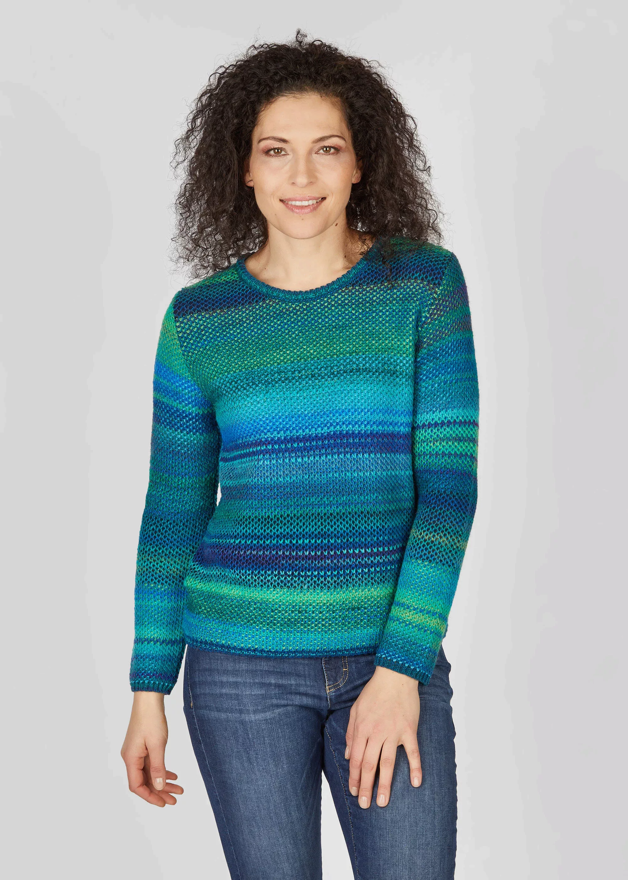 Rabe Strickpullover "Rabe Pullover mit Farbverlauf" günstig online kaufen