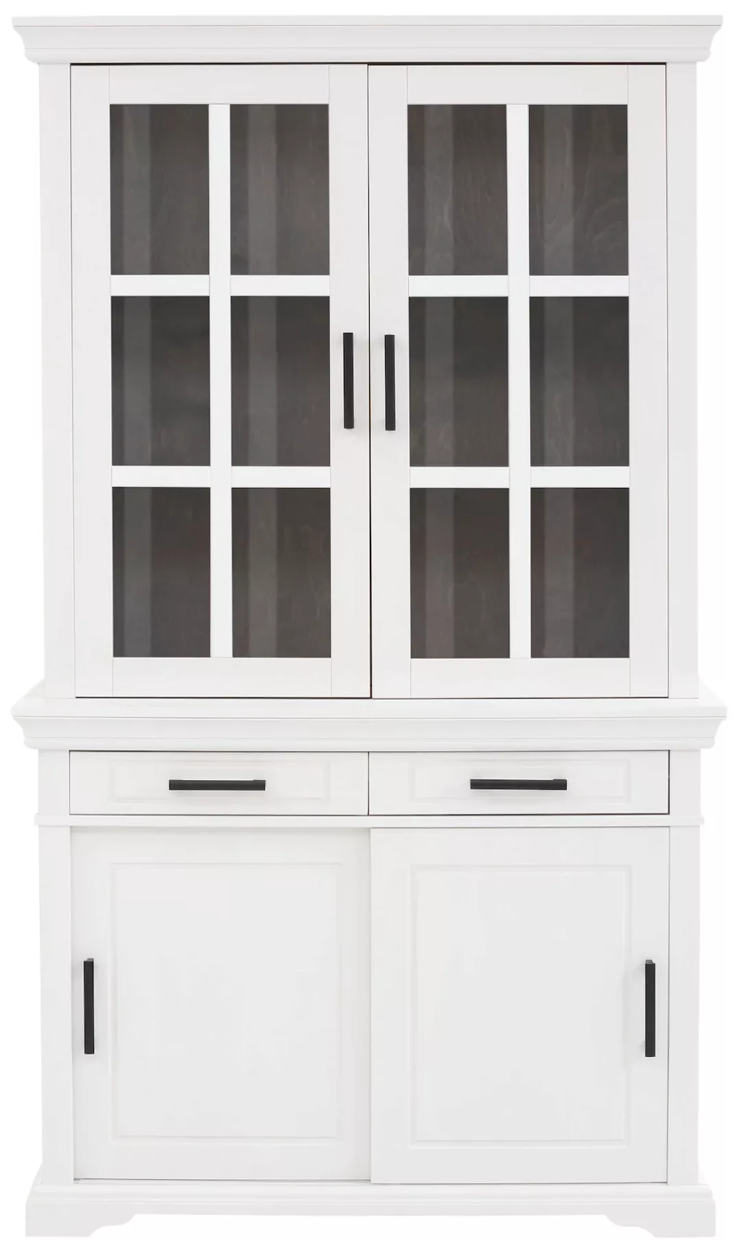 Home affaire Vitrine "Anabel", aus massiver Kiefer, Breite 110 cm günstig online kaufen