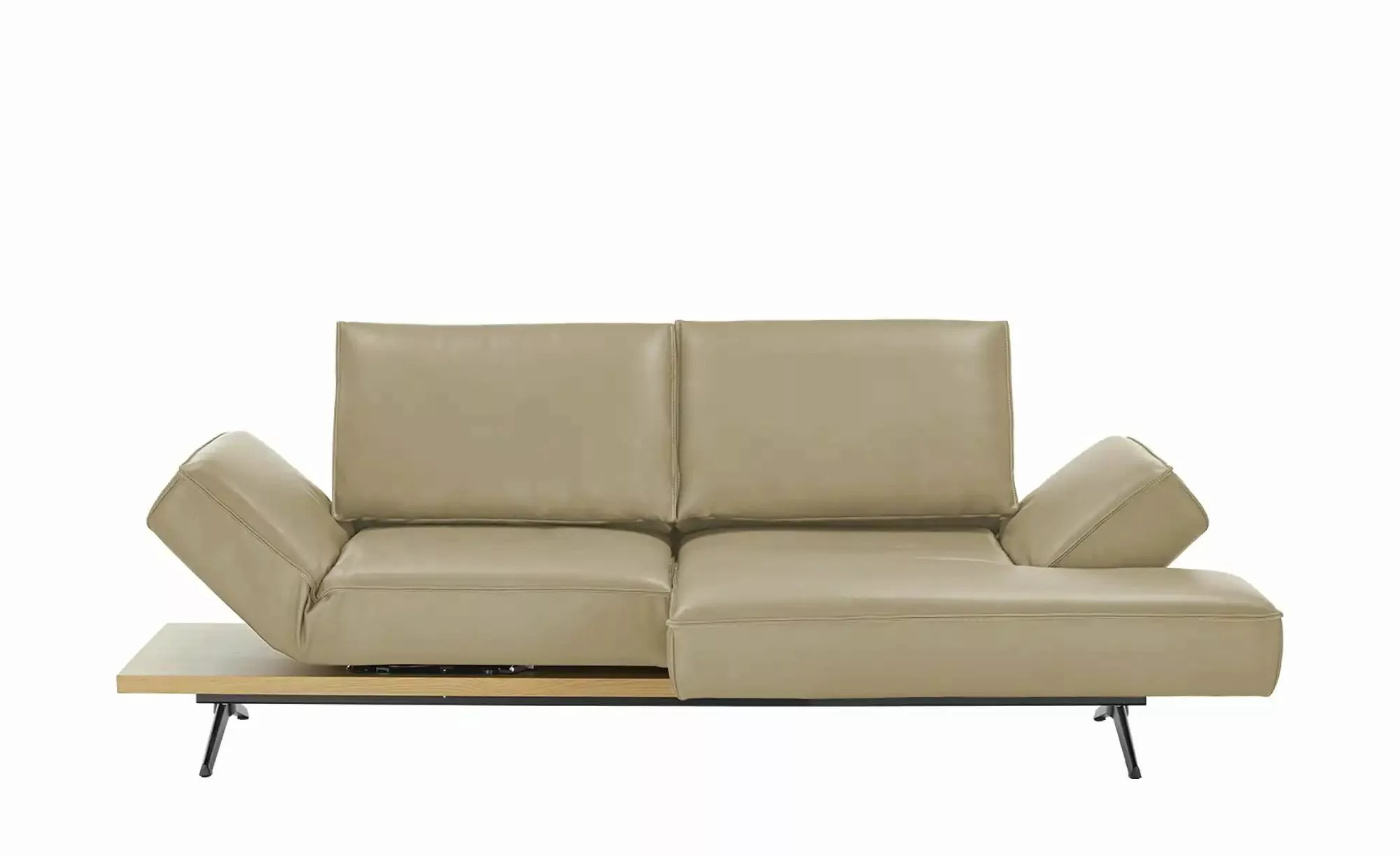 KOINOR Ecksofa Echtleder Phoenix ¦ beige ¦ Maße (cm): B: 240 H: 116 T: 132. günstig online kaufen