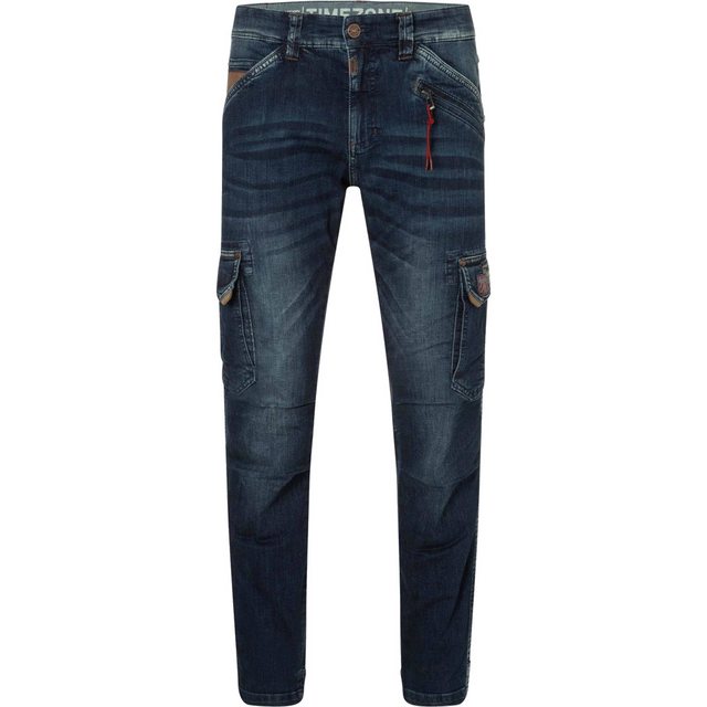 TIMEZONE Cargohose Regular Roger rough navy wash günstig online kaufen