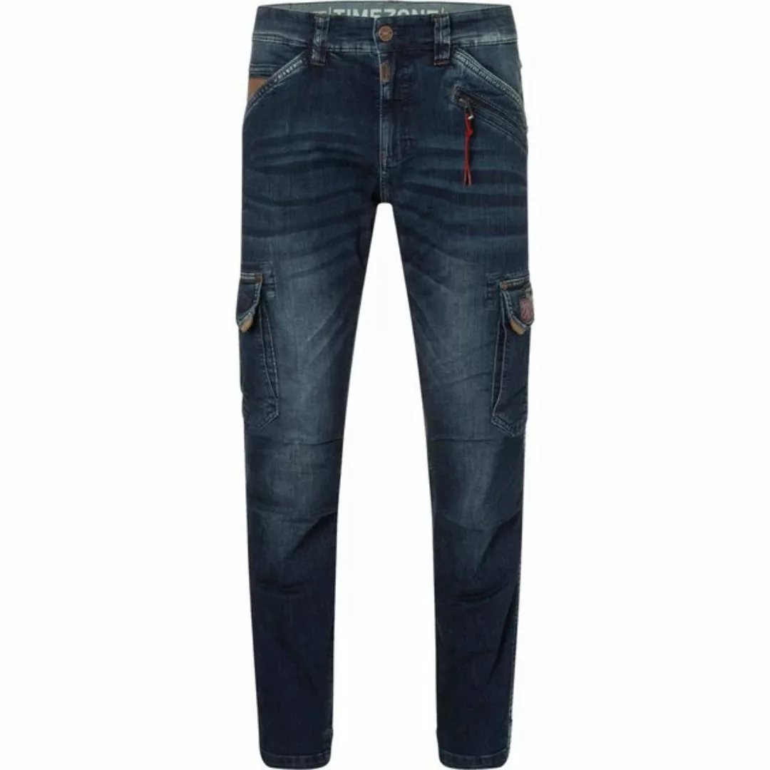 TIMEZONE Cargohose Regular Roger rough navy wash günstig online kaufen