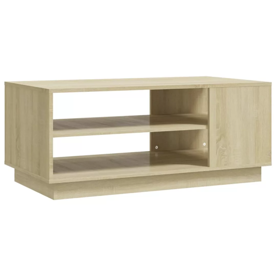 Couchtisch Sonoma-eiche 102x55x43 Cm Spanplatte günstig online kaufen