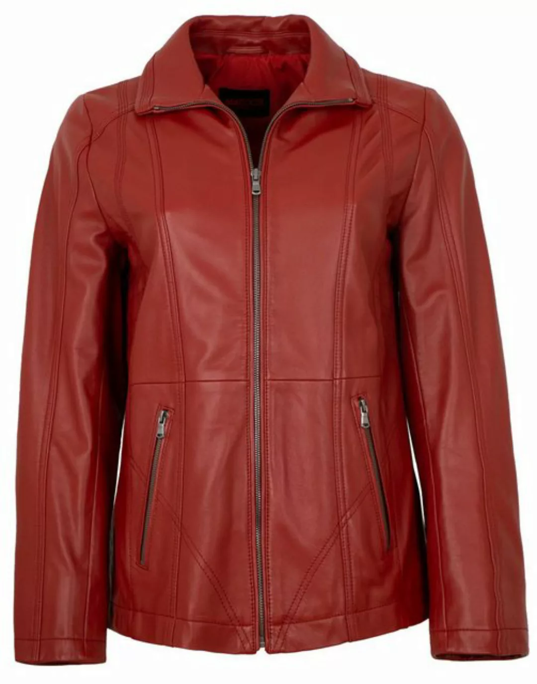 Maddox Lederjacke Line MADDOX - Damen Echtleder Lederjacke Lammnappa rost r günstig online kaufen