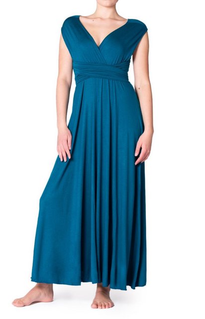 PANASIAM Tunikakleid langes Maxikleid Infinity Dress mit V-Ausschnitt Abend günstig online kaufen