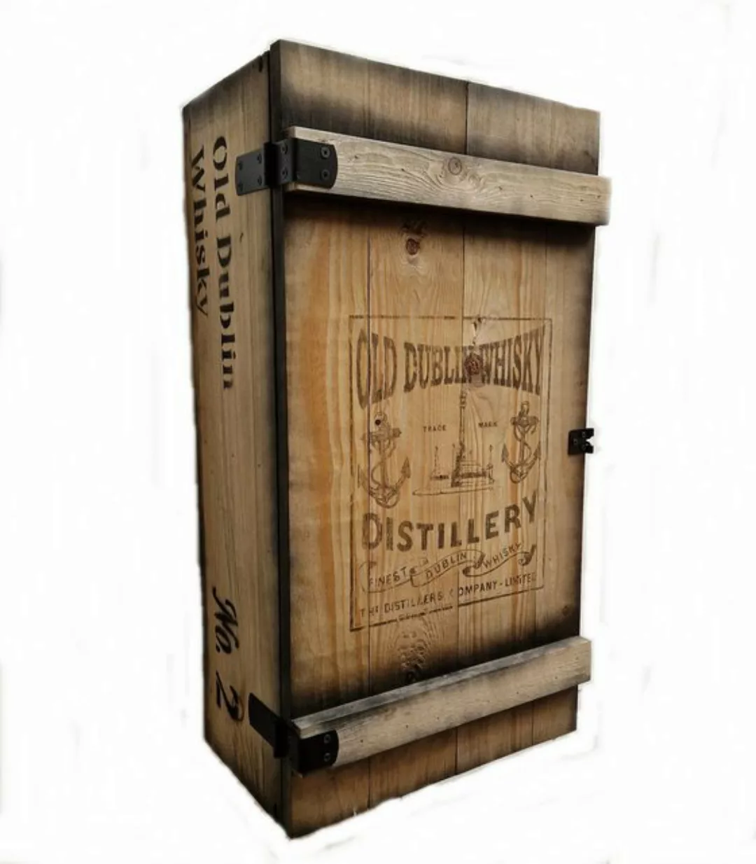 Beekmann´s Barschrank Frachtkiste / Barschrank Barkiste OLD DUBLIN WHISKY E günstig online kaufen