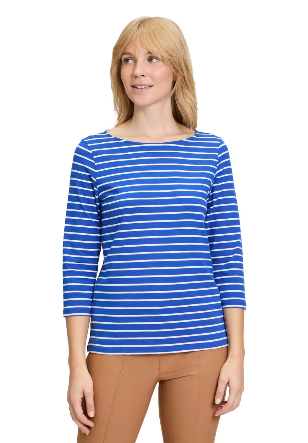 Betty Barclay 3/4-Arm-Shirt "Betty Barclay Ringelshirt mit U-Boot-Ausschnit günstig online kaufen