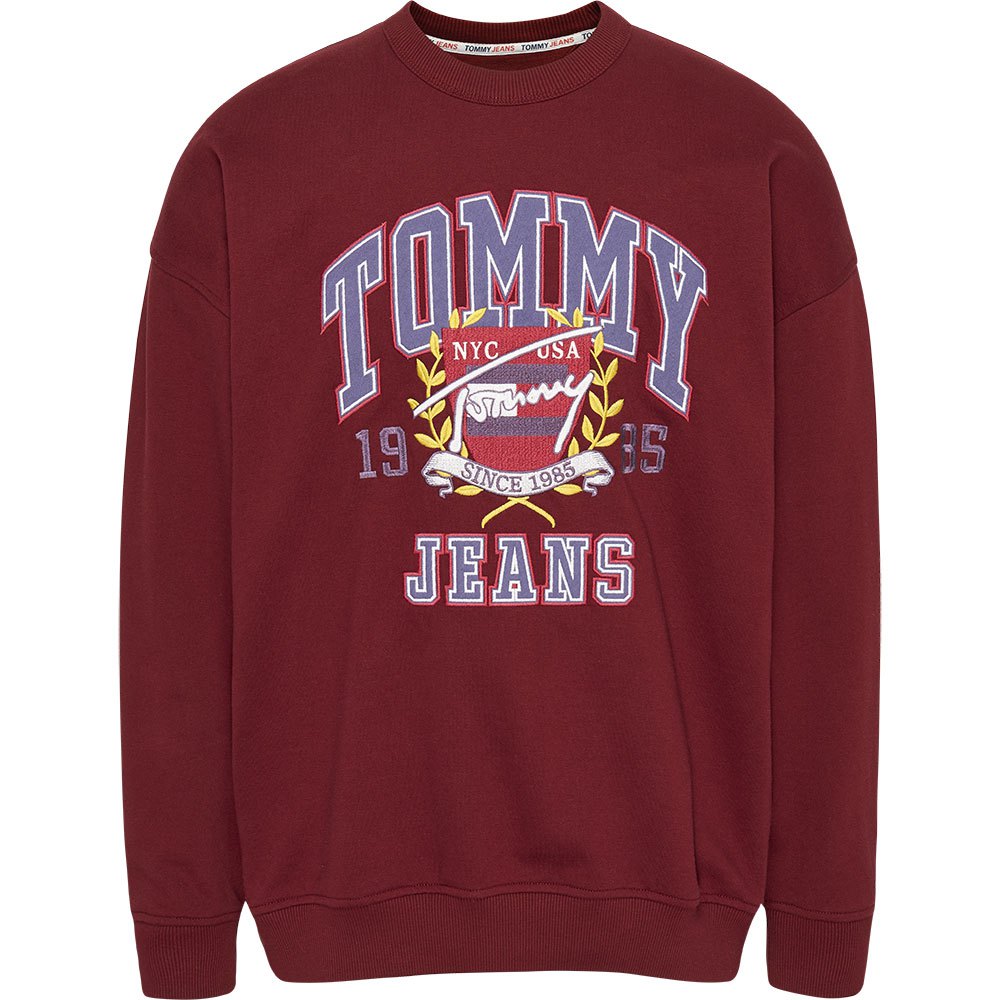 Tommy Jeans College Aw Pullover L Bing Cherry günstig online kaufen