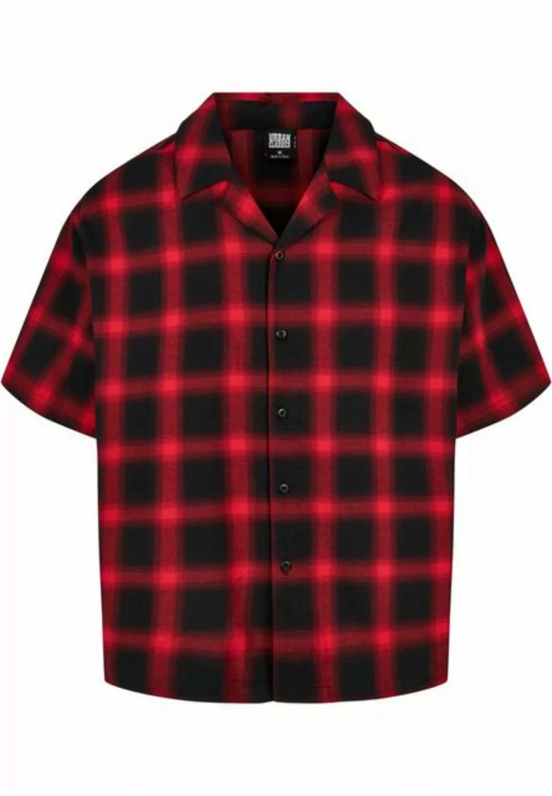 URBAN CLASSICS Langarmhemd Urban Classics Herren Loose Checked Resort Shirt günstig online kaufen