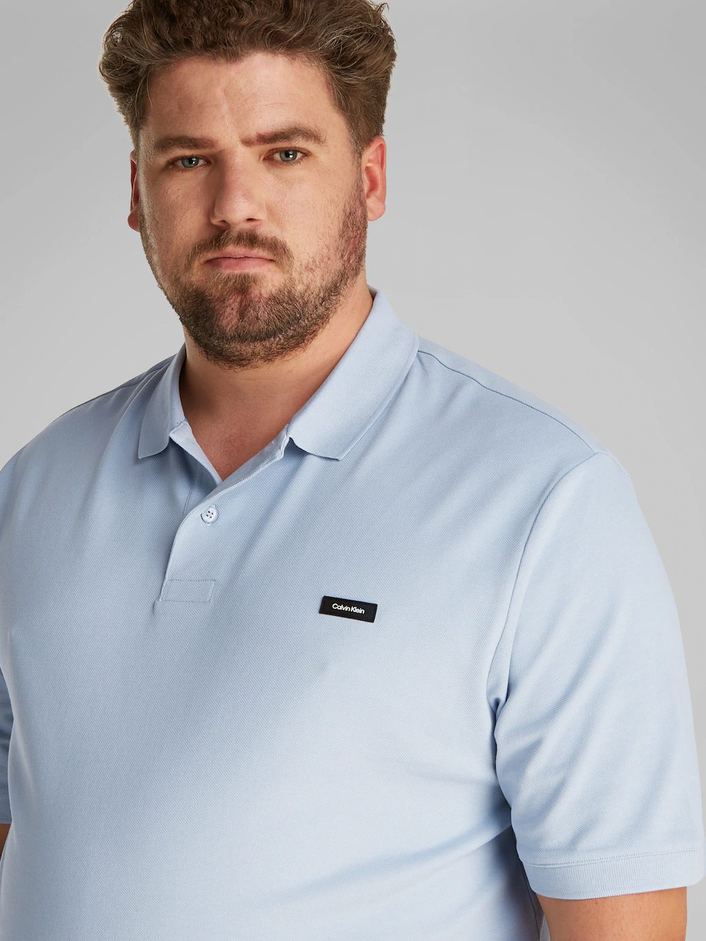 Calvin Klein Big&Tall Poloshirt "BT-STRETCH PIQUE SLIM POLO", in großen Grö günstig online kaufen