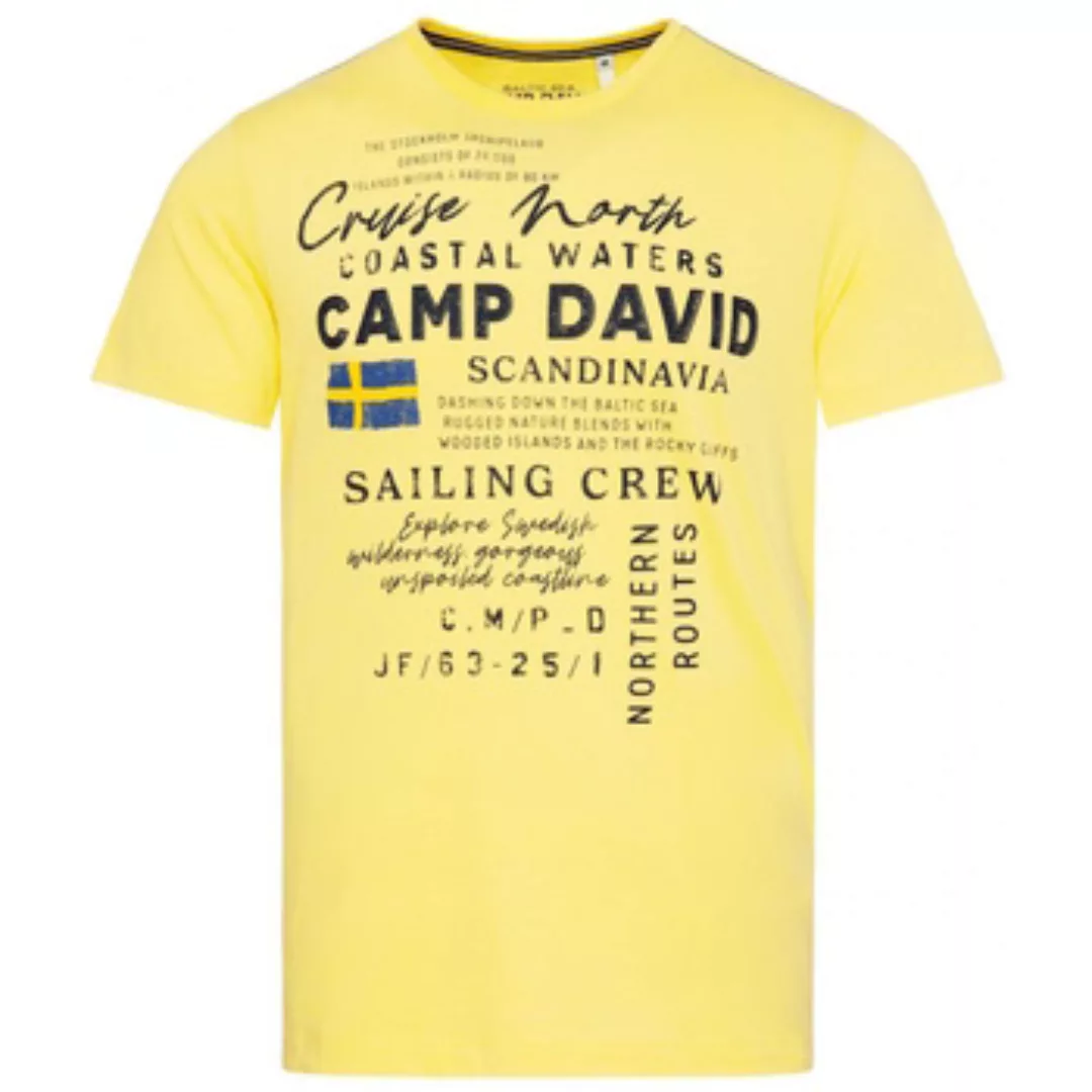 Camp David  T-Shirt T-Shirt CRUISE NORTH Kurzarmshirt günstig online kaufen