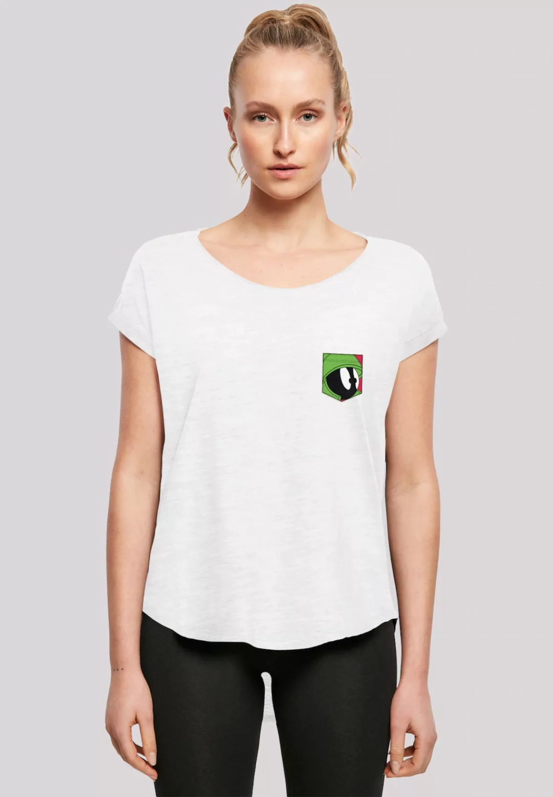 F4NT4STIC T-Shirt "Looney Tunes Marvin The Martian Face Faux Pocket", Print günstig online kaufen