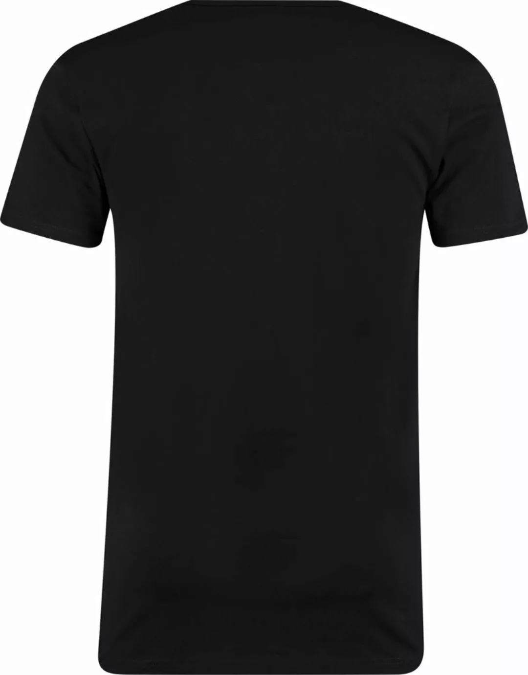 Garage 2-Pack Basic T-shirt Bio V-Ausschnitt Schwarz - Größe M günstig online kaufen