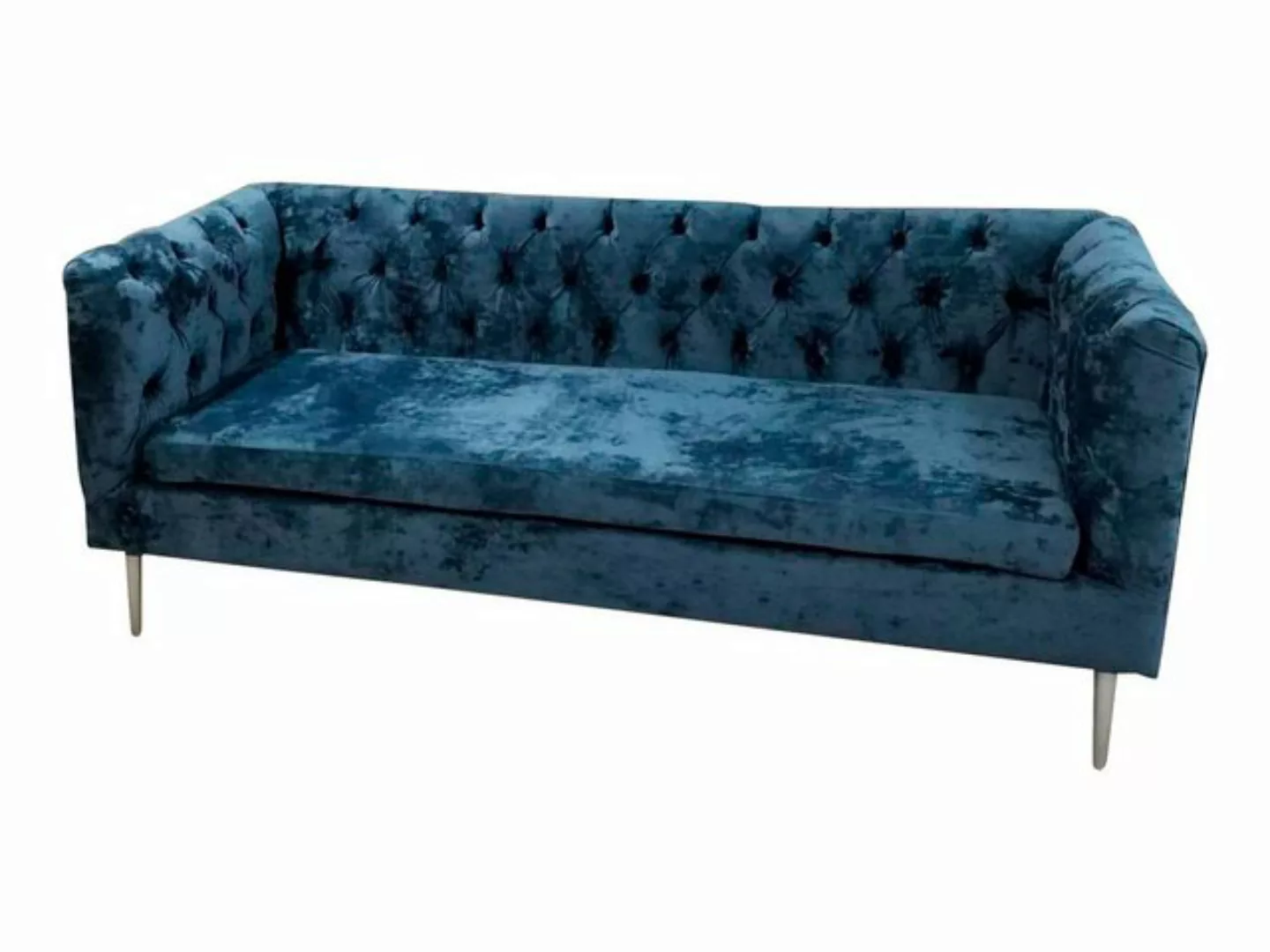 Xlmoebel Sofa Luxus Chesterfield 3-Sitzer Sofa Couch Textil Modern, Hergest günstig online kaufen