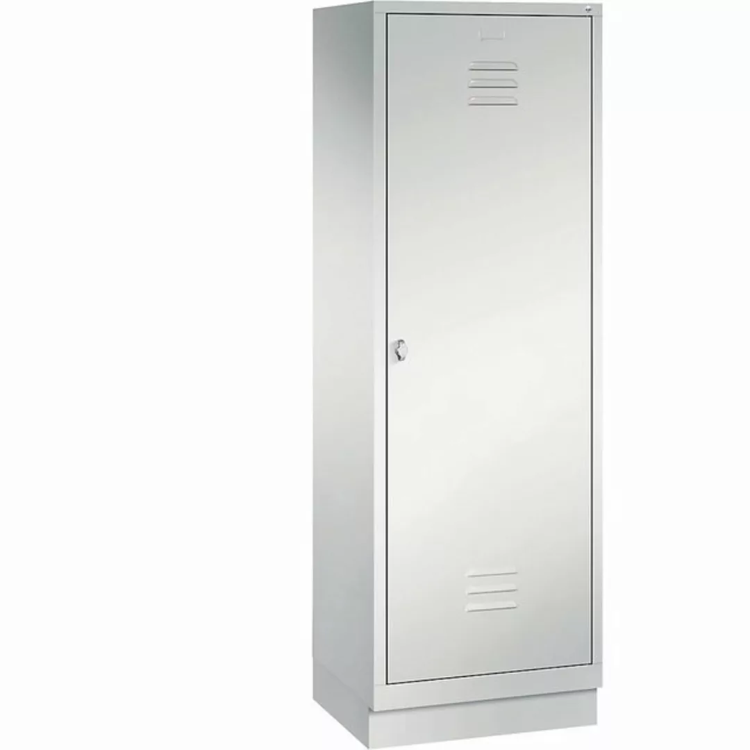 C+P Garderobenschrank Breite: 610 mm x Tiefe: 500 mm x Höhe: 1800 mm lichtg günstig online kaufen