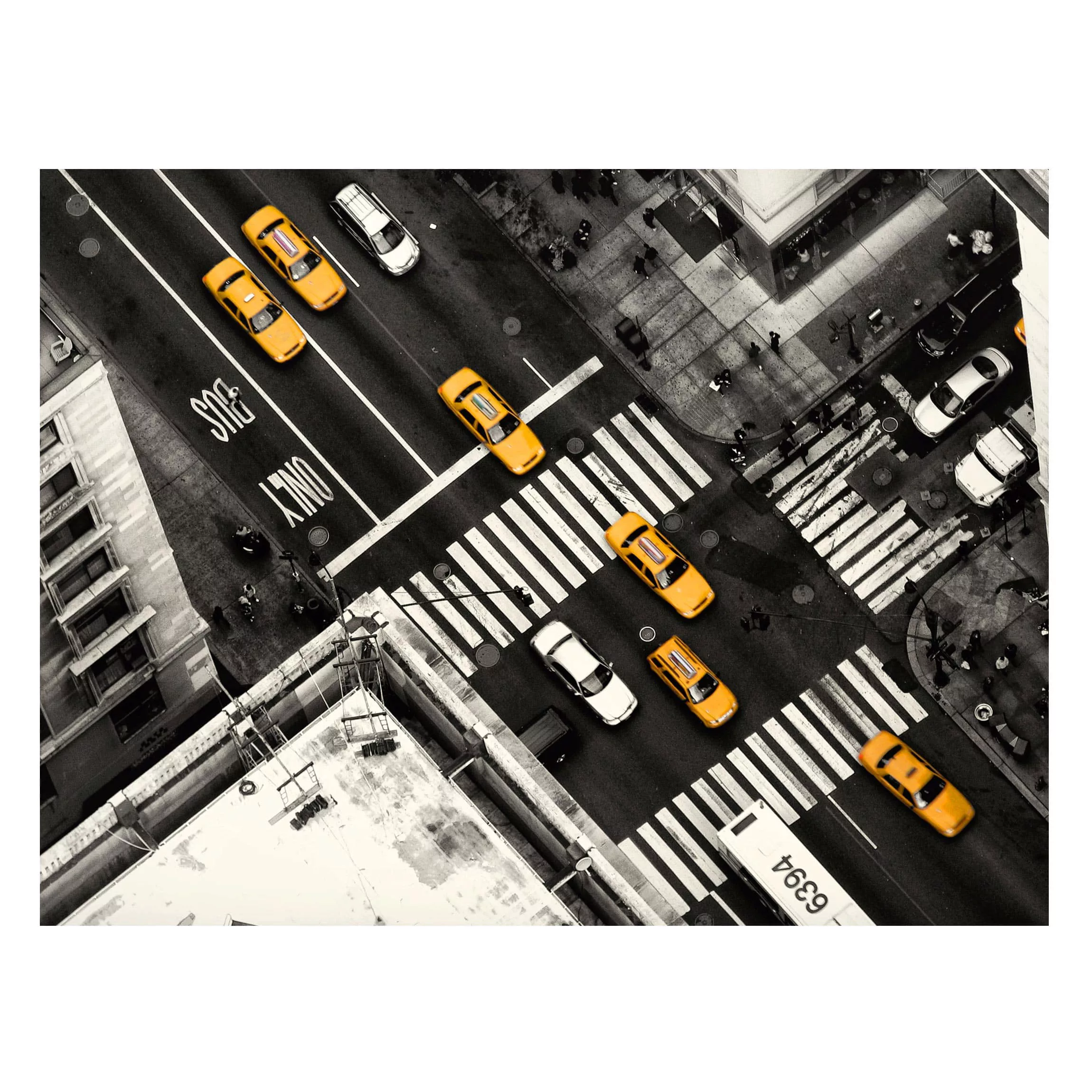 Magnettafel Architektur & Skyline - Querformat 4:3 New York City Cabs günstig online kaufen