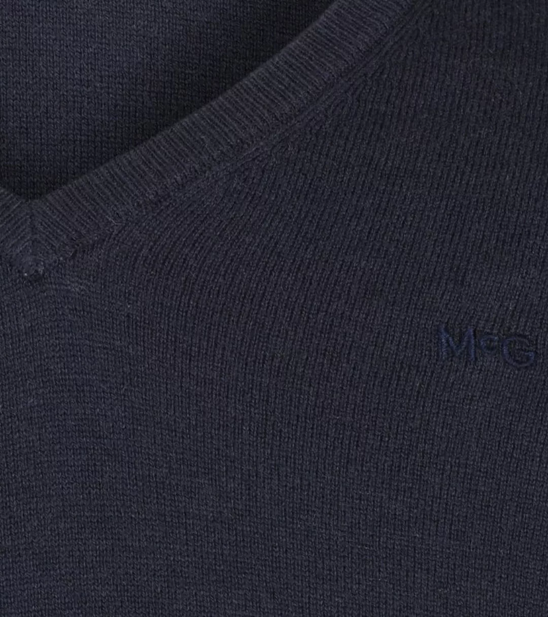 McGregor Pullover Merinowolle V-Ausschnitt Navy - Größe XXL günstig online kaufen