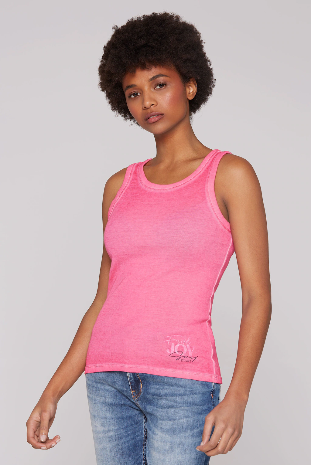 SOCCX Tanktop, aus Baumwolle günstig online kaufen