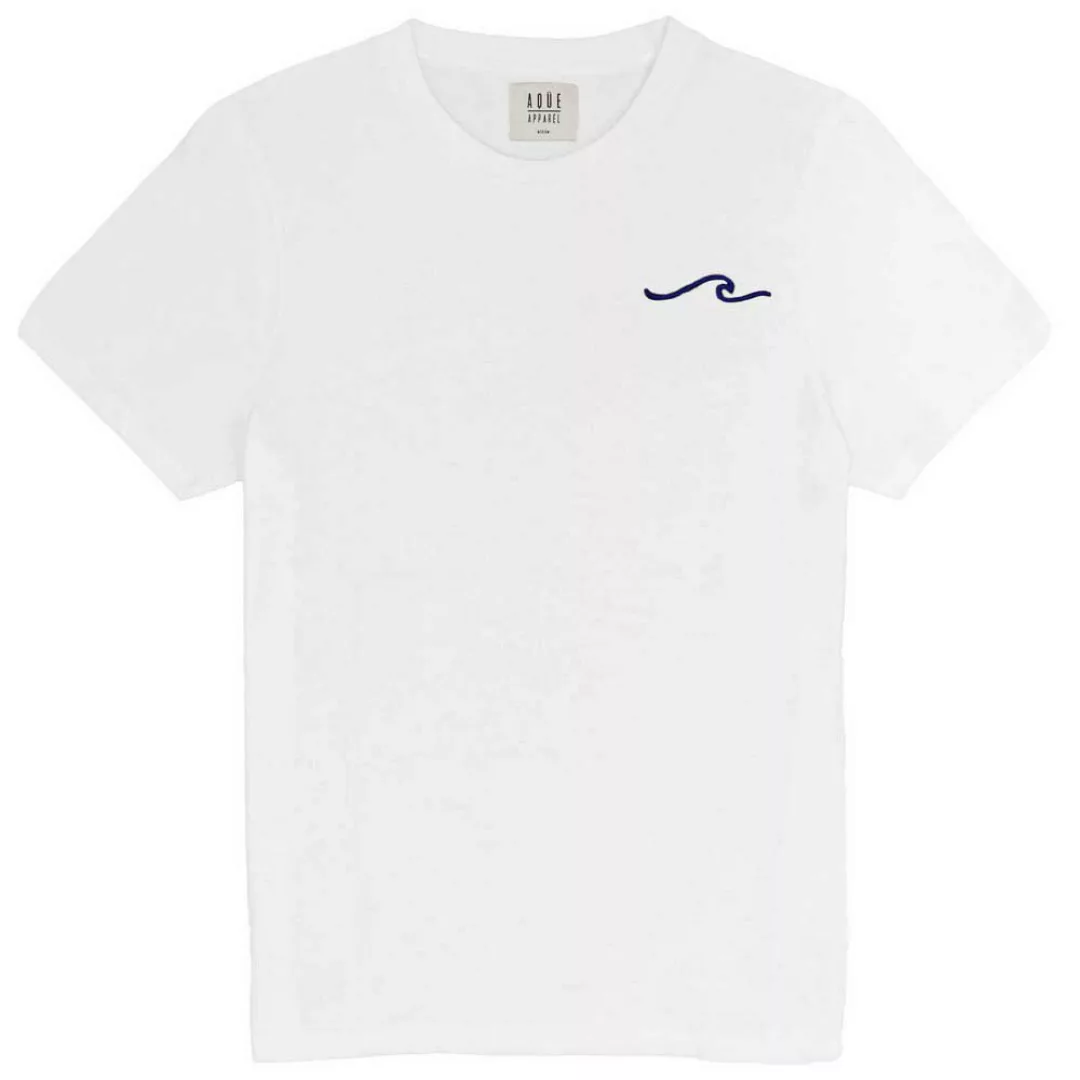 AqÜe Apparel Wave Kurzärmeliges T-shirt L White günstig online kaufen