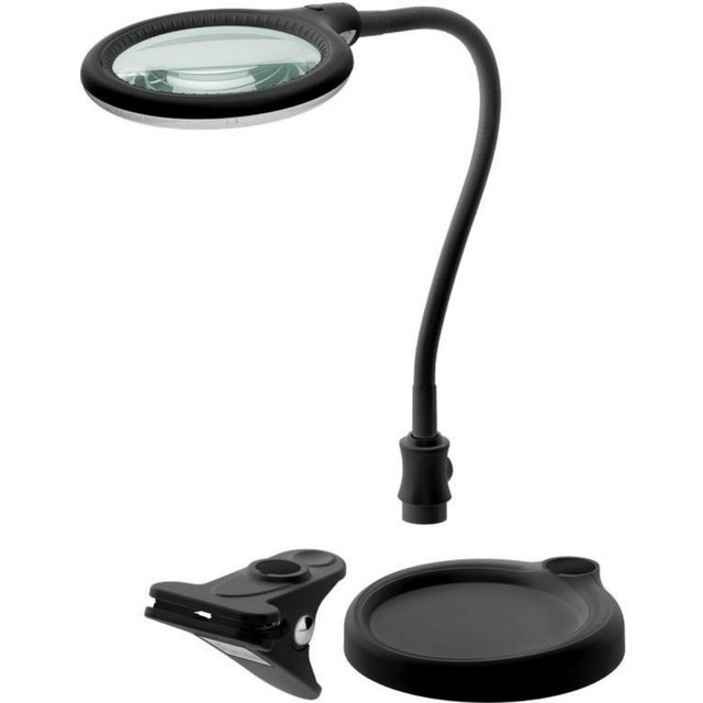 Goobay Standlupe Kaltlicht LED Stand/Klemm Lupenleuchte mit 30 SMD LEDs und günstig online kaufen