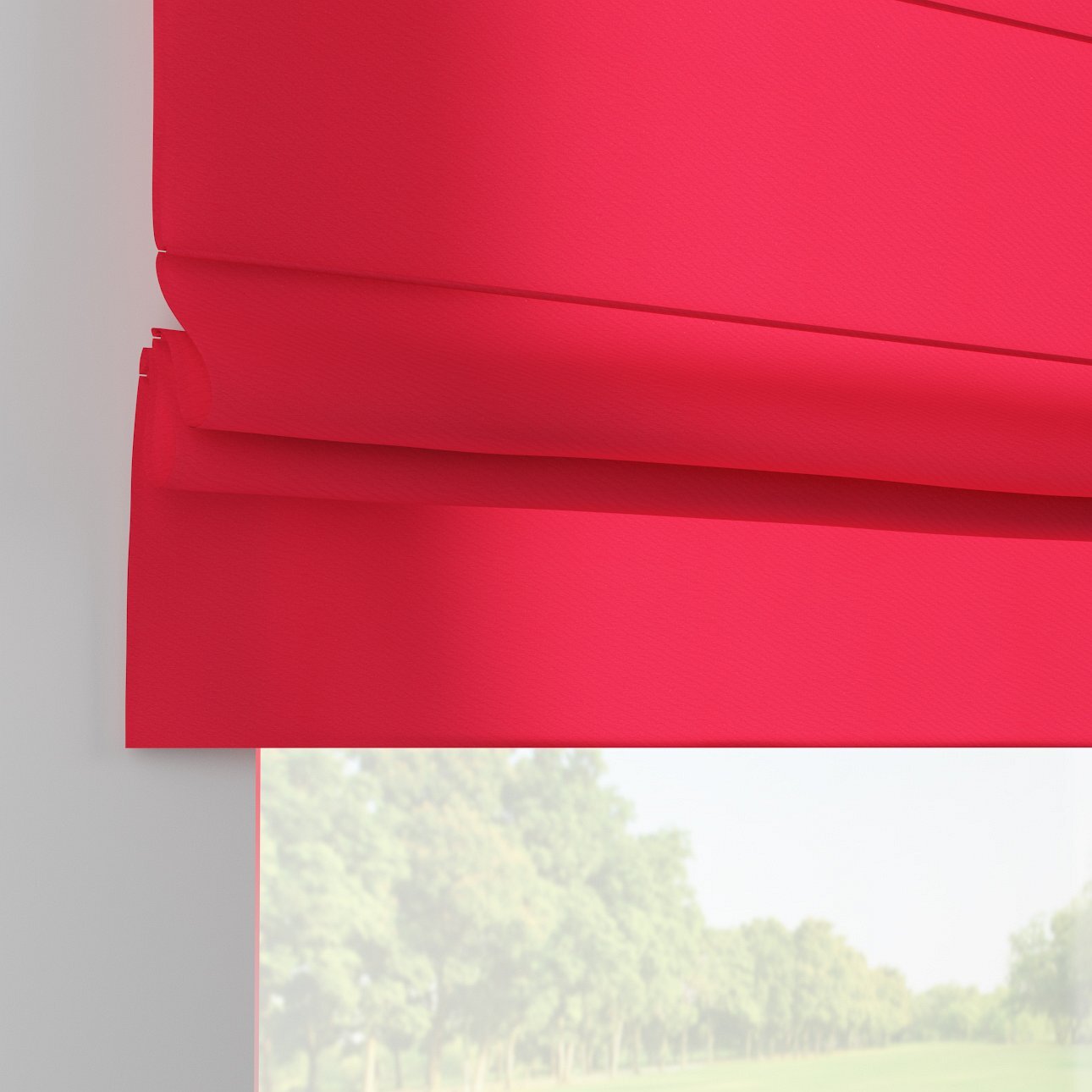 Dekoria Raffrollo Padva, rot, 120 x 160 cm günstig online kaufen