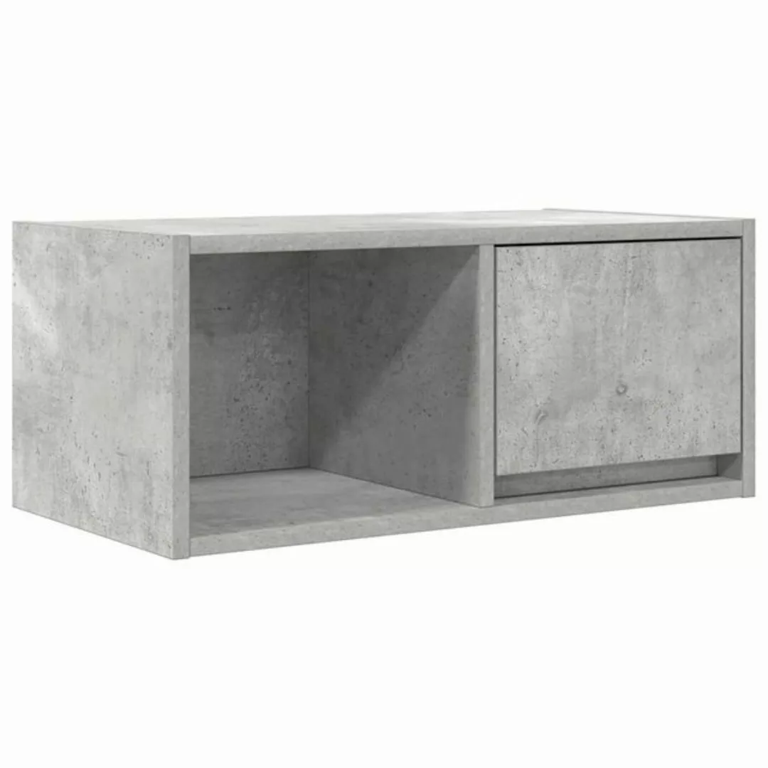 vidaXL TV-Schrank TV-Schrank Betongrau 60x31x25,5 cm Holzwerkstoff (1-St) günstig online kaufen