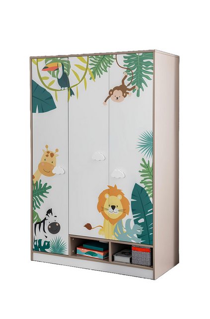 Xlmoebel Kleiderschrank Neuer Holzschrank mit luxuriösem Design für Mädchen günstig online kaufen