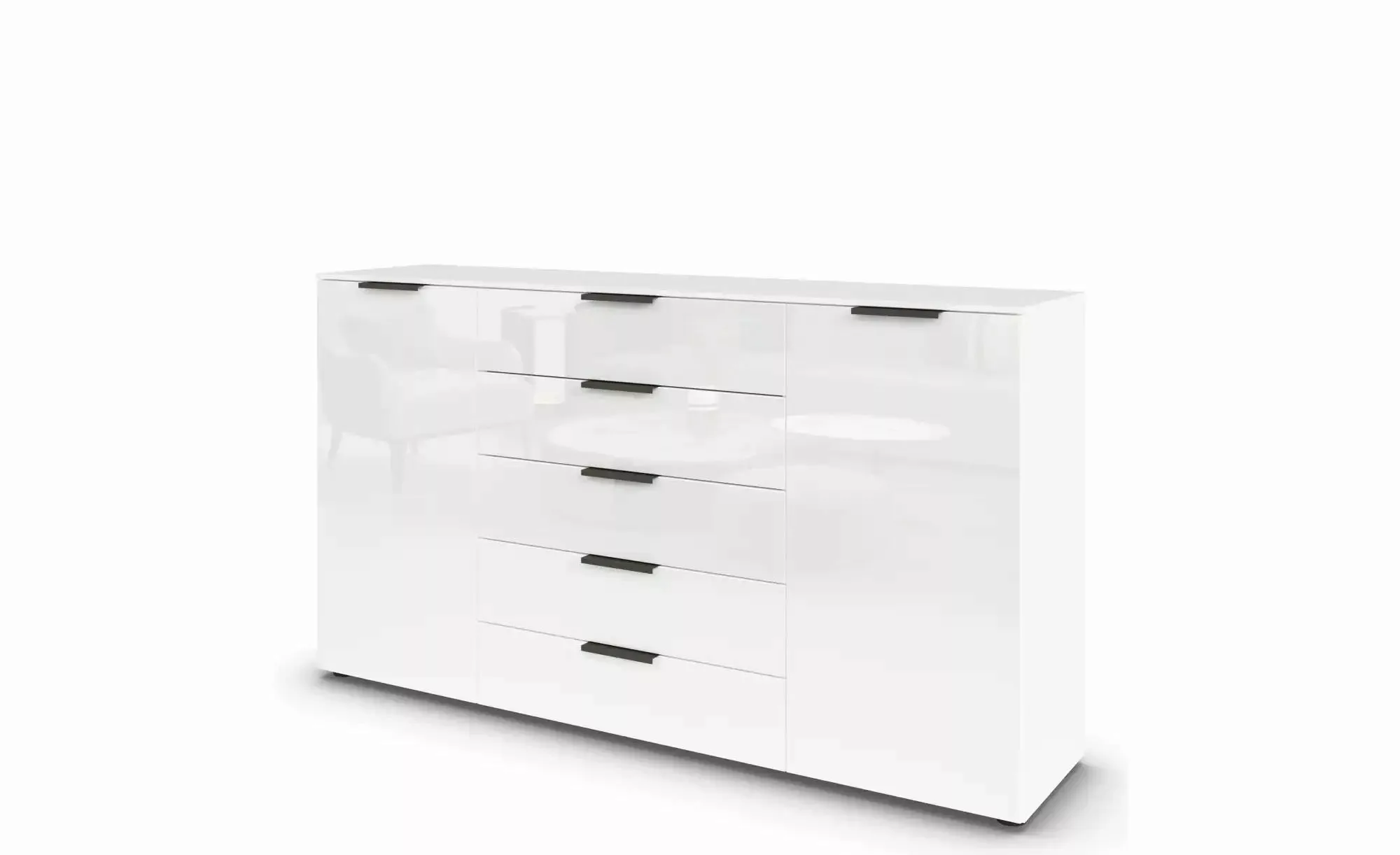 rauch Kommode "Kommode Türkommode Sideboard Kombikommode FLIPP mit Glasfron günstig online kaufen