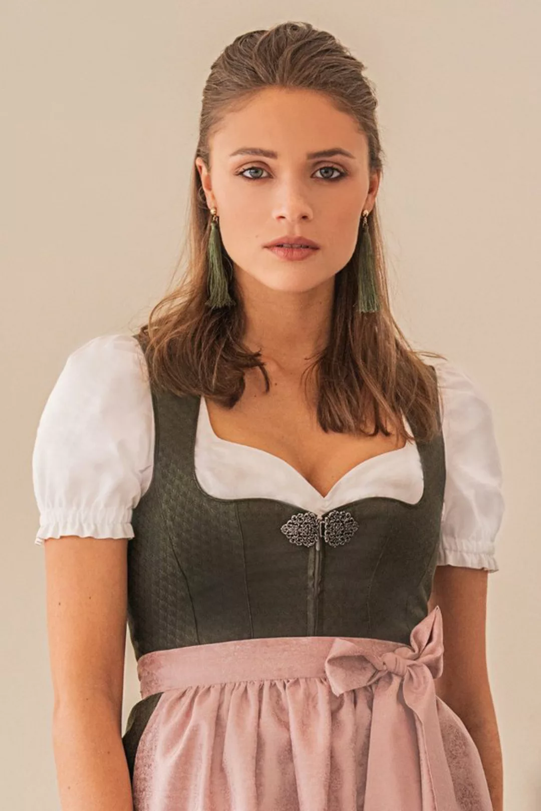 MarJo Dirndl Midi Dirndl 2tlg. - CODI - farn/altrosa günstig online kaufen