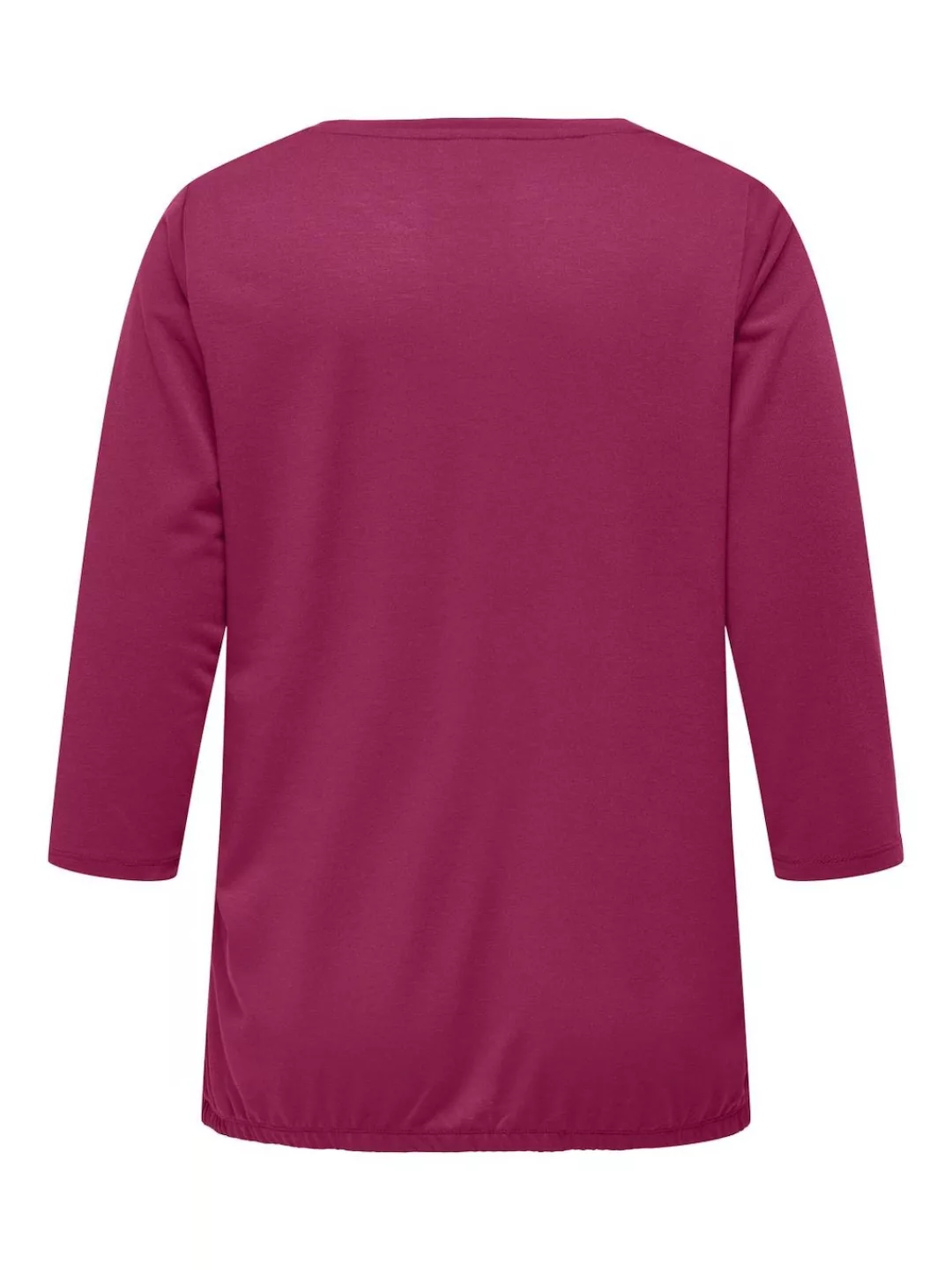 ONLY CARMAKOMA 3/4-Arm-Shirt "CARCARLINNE V-NECK 3/4 TOP JRS BF" günstig online kaufen