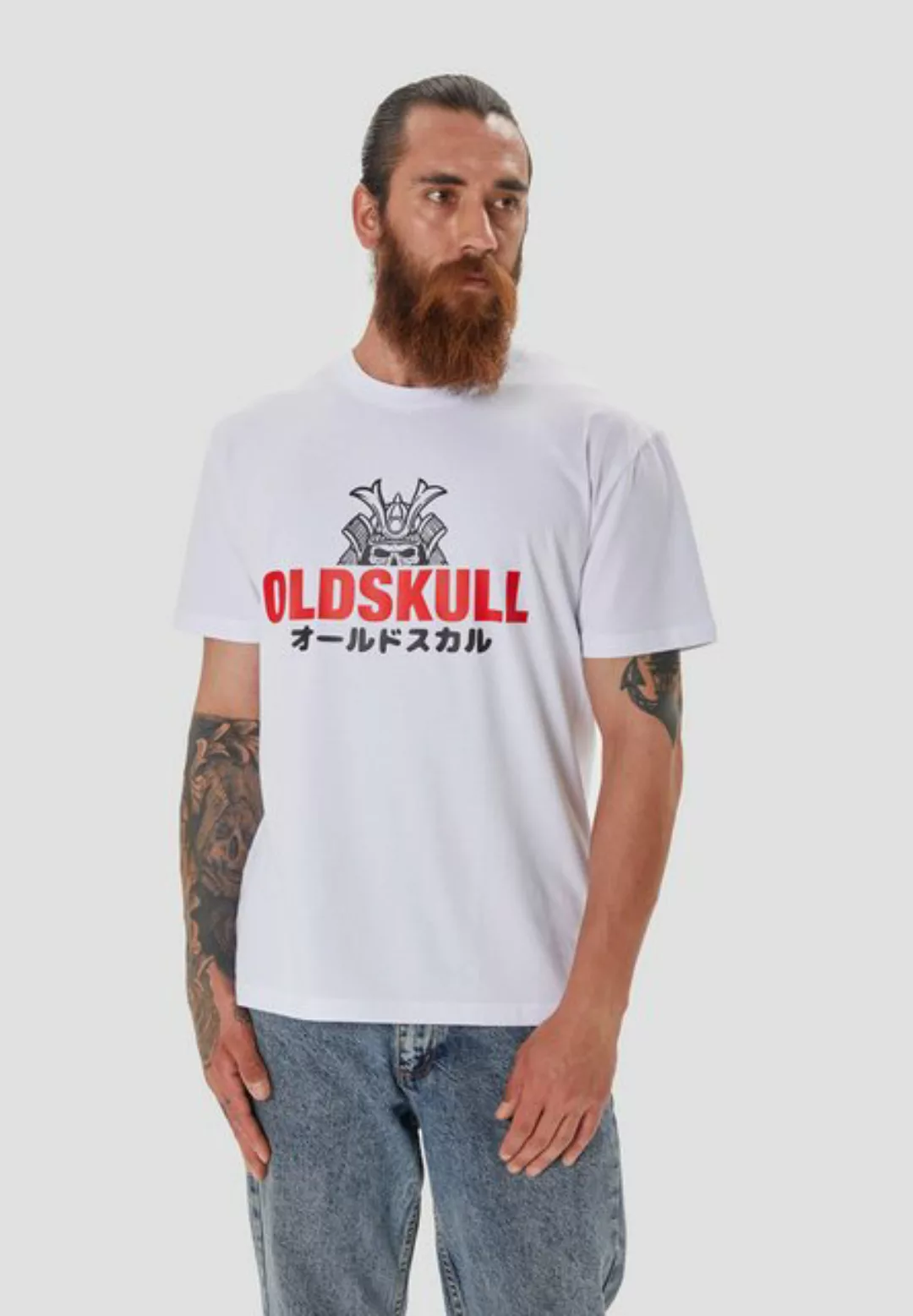 Oldskull T-Shirt Basic Classic Samurai Logo günstig online kaufen