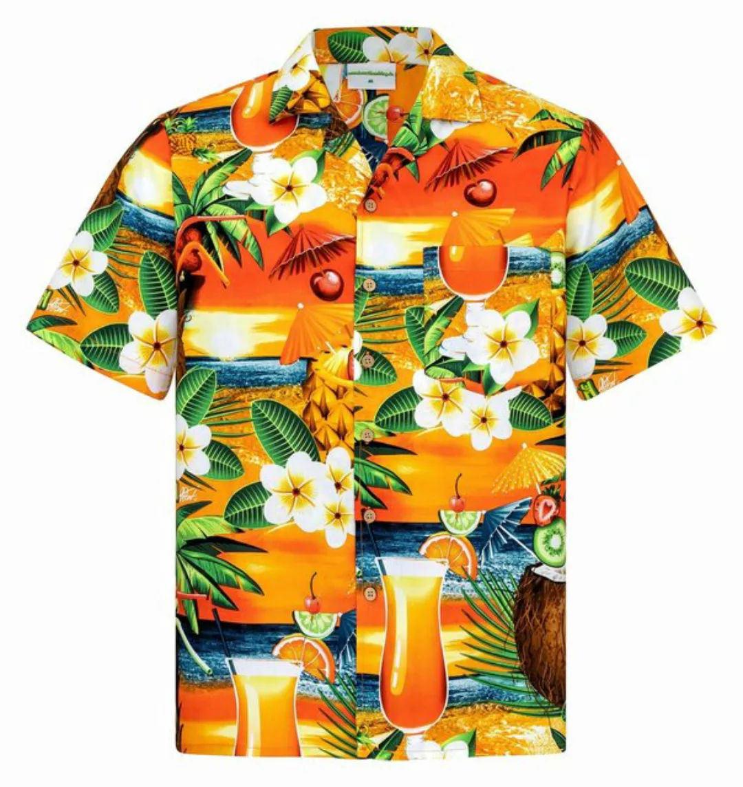 Hawaiihemdshop.de Hawaiihemd Hawaiihemdshop Hawaii Hemd Herren Baumwolle Ku günstig online kaufen