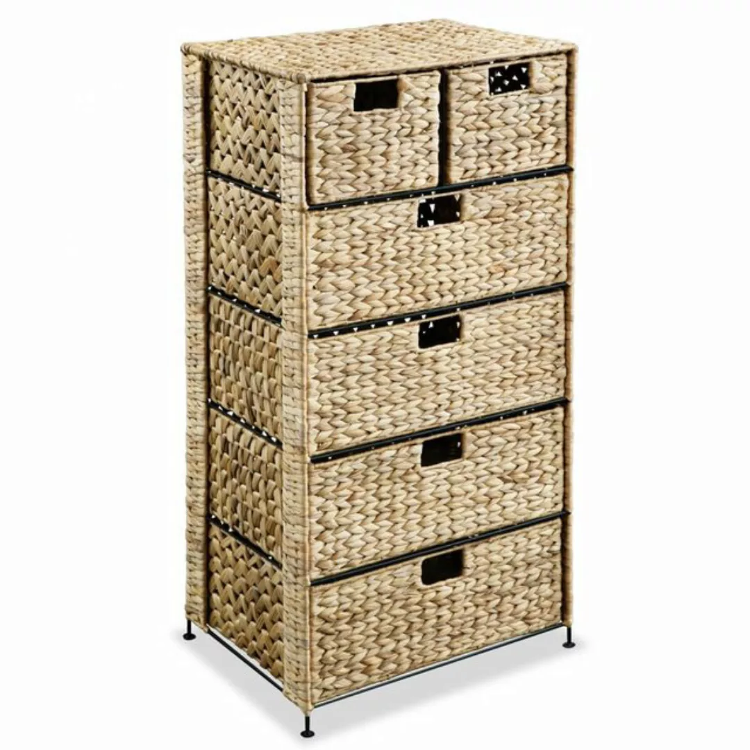 vidaXL Fächerschrank Lagereinheit mit 6 Körben 47 x 37 x 100 cm Wasserhyazi günstig online kaufen