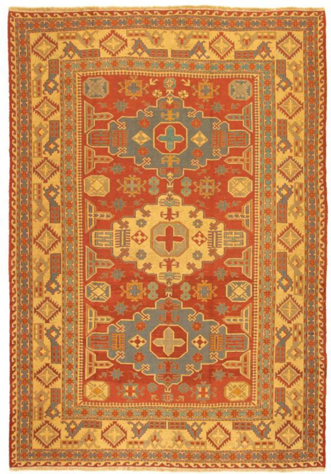 morgenland Wollteppich »Kelim - Oriental - 248 x 206 cm - dunkelrot«, recht günstig online kaufen