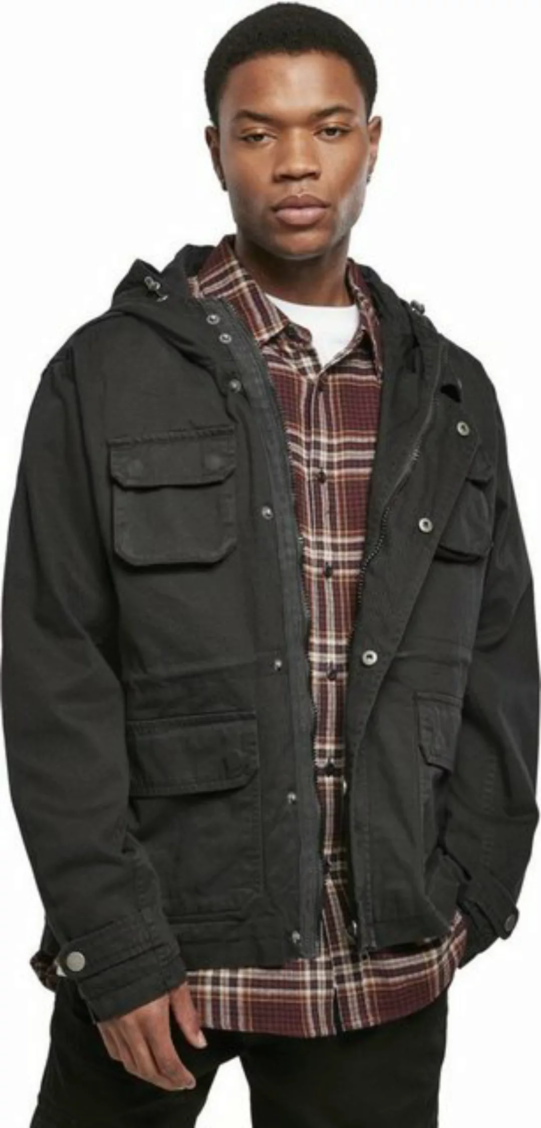 URBAN CLASSICS Outdoorjacke "Herren Cotton Field Jacket", (1 St.), mit Kapu günstig online kaufen