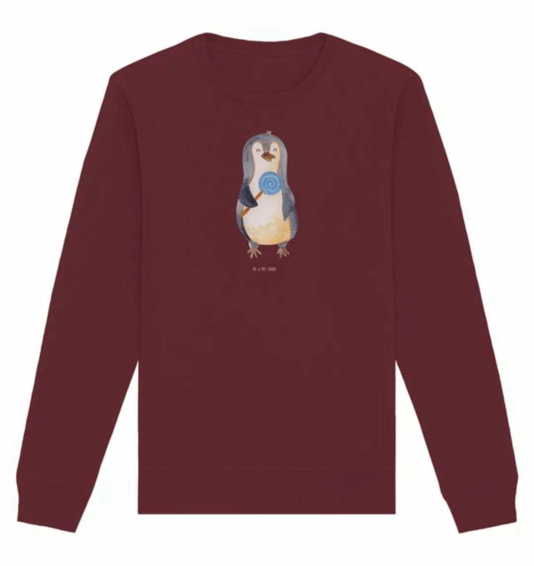 Mr. & Mrs. Panda Longpullover Pinguin Lolli Größe L - Burgundy - Geschenk, günstig online kaufen