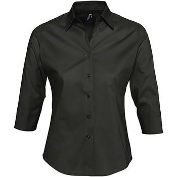 Sols  Blusen EFFECT ELEGANT-CAMISA STRETCH MUJER MANGAS 3/4 de algodon günstig online kaufen